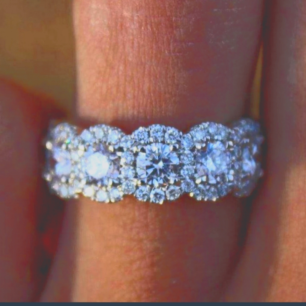 💰💰Real 925 Pink Eternity Wedding